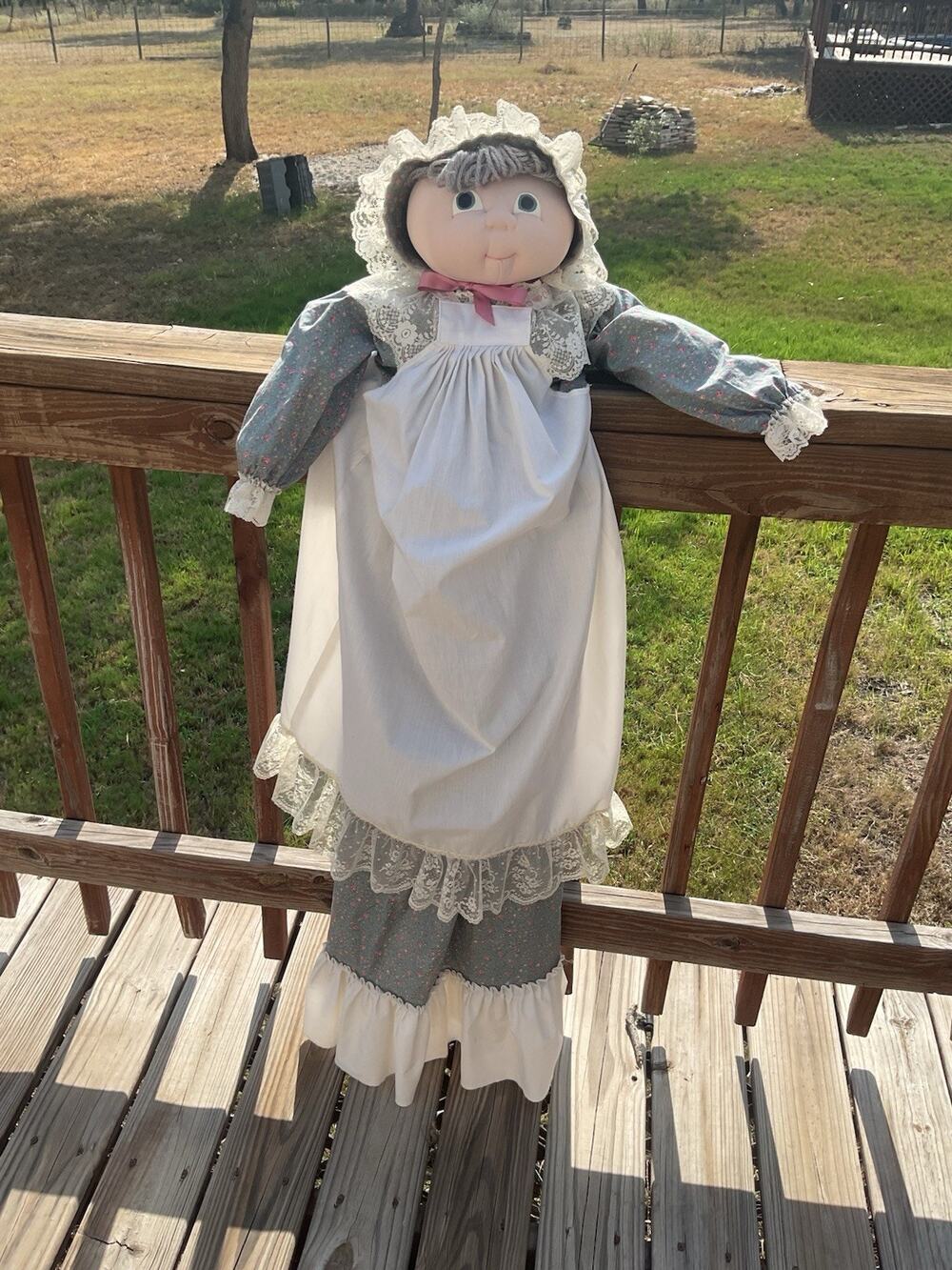 Vintage 80s 90s Granny Doll Vacuum Cover Cottagecore Grandmacore